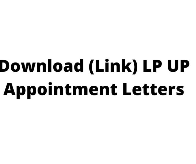 dee lp up appointment letters