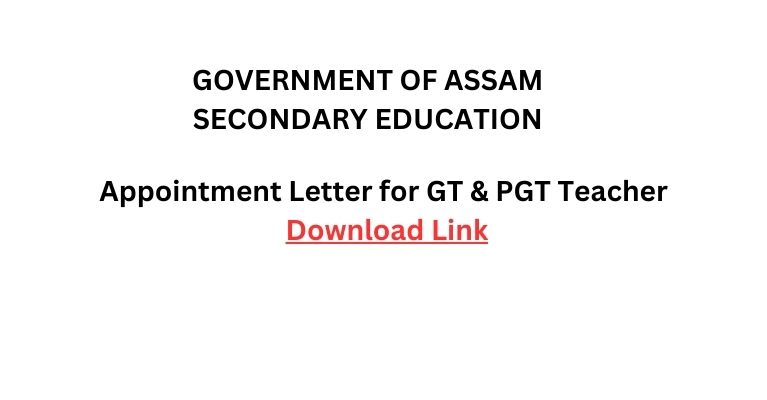 dse gt pgt appointment letter